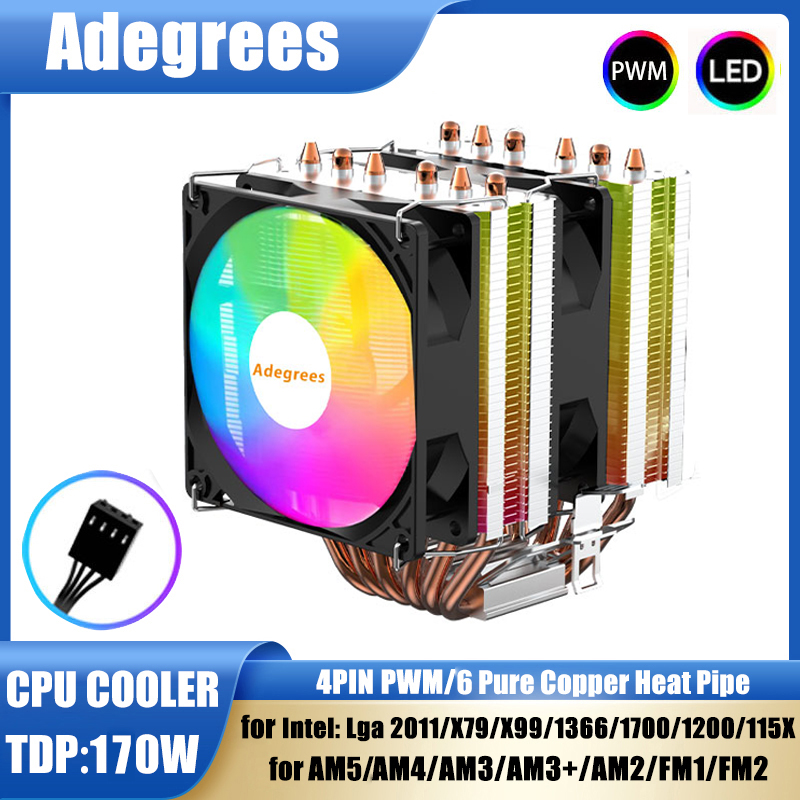 Air Cooler Cpu - Hava Soğutmalı CPU Soğutucu 90mm RGB