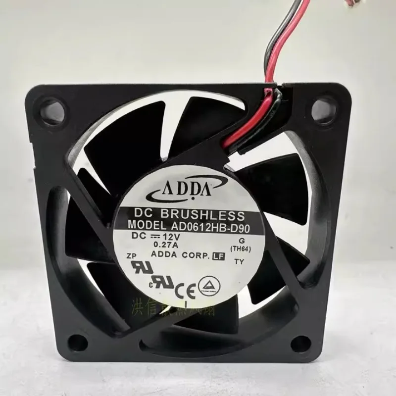 Cpu Fan - ADDA 6015 AD0612HB-D90 DC12V 0.27A 60*60*15MM