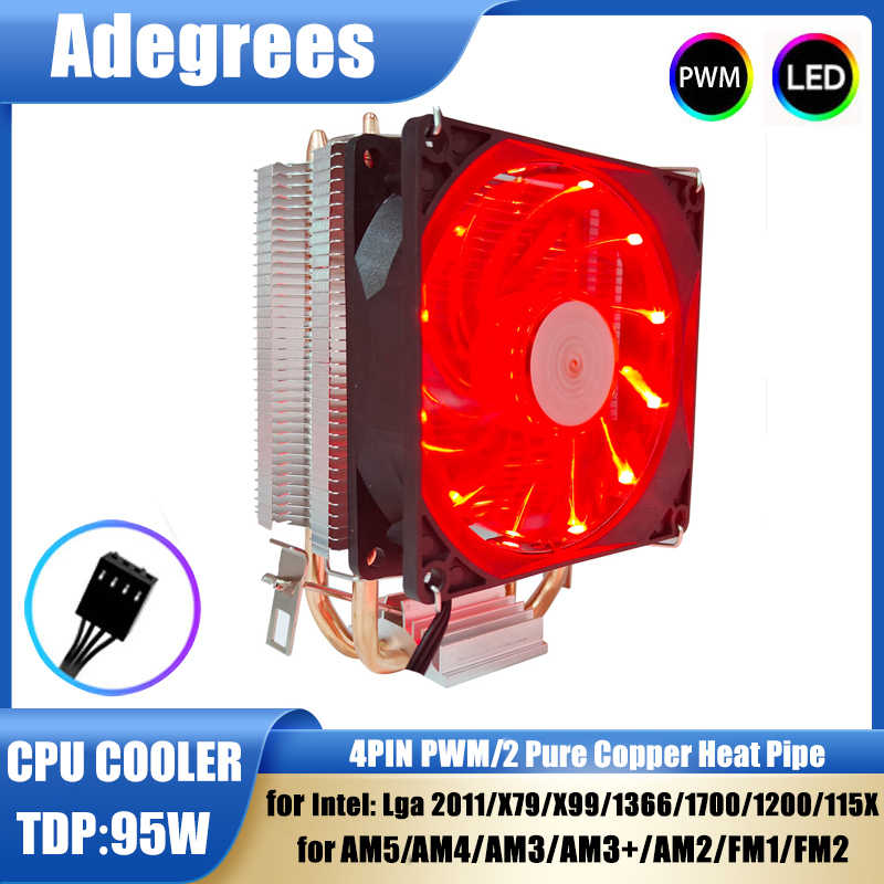 Cpu Cooler - 2 Isı borulu CPU Soğutucu Kulesi
