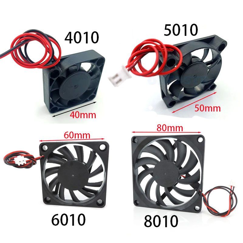 Cpu Cooler - 5V 12V 24V Soğutma Fanı 4010