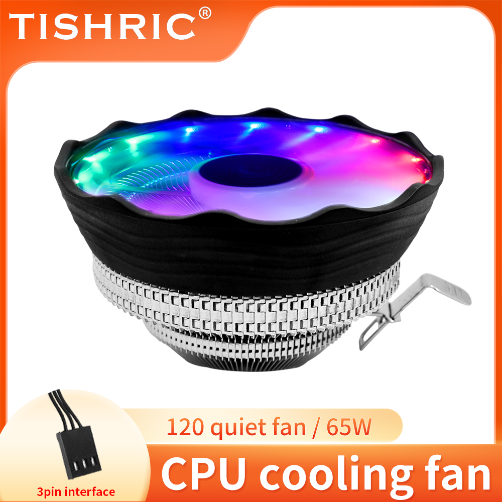 Cpu Heatsink - TISHRIC CPU Soğutucu Fan RGB PWM