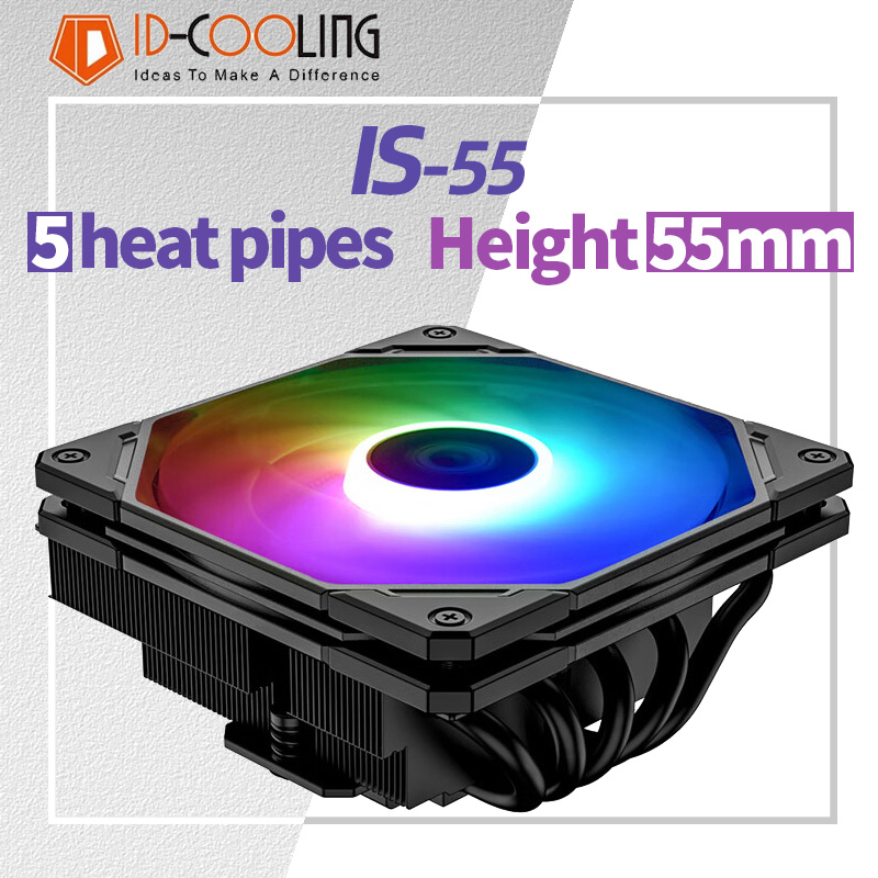 Cpu Cooler - ID-COOLING IS-55 5Isı Borusu CPU Soğutucu