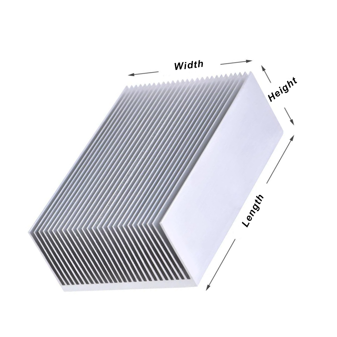 50x60x26mm — 300x60x26mm Yükse - Heatsink incelemesi ve fiyatı