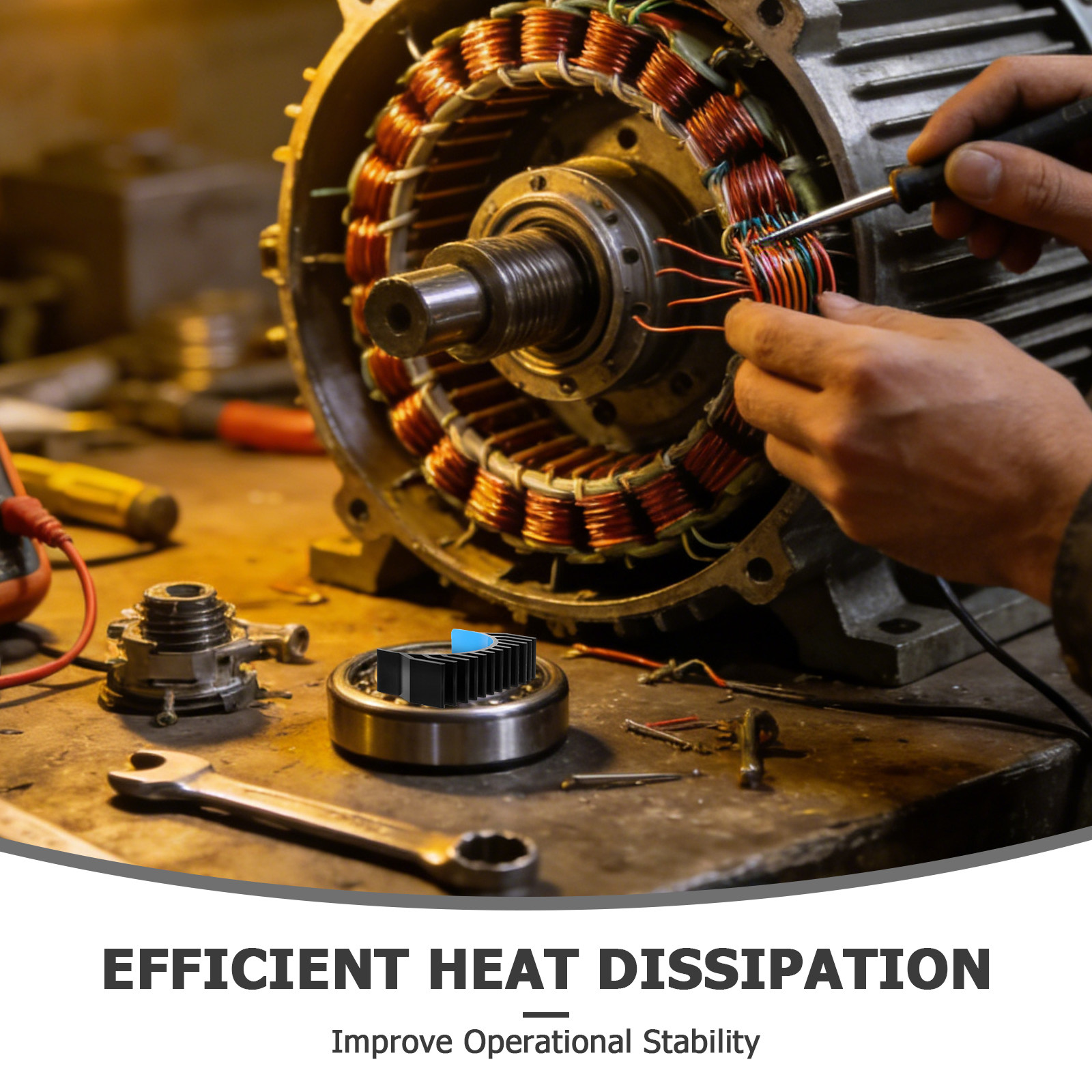 Yuvarlak Alüminyum Stepper Mot - Heatsink incelemesi ve fiyatı