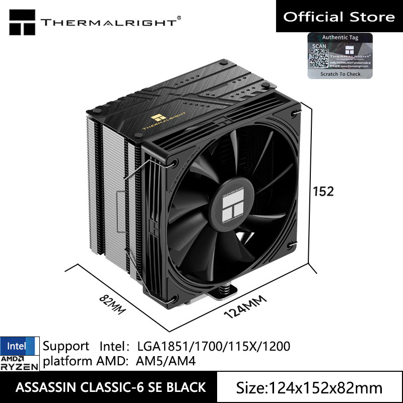 Thermalright ASSASSIN CLASSIC- - Air Cooler Cpu incelemesi ve fiyatı