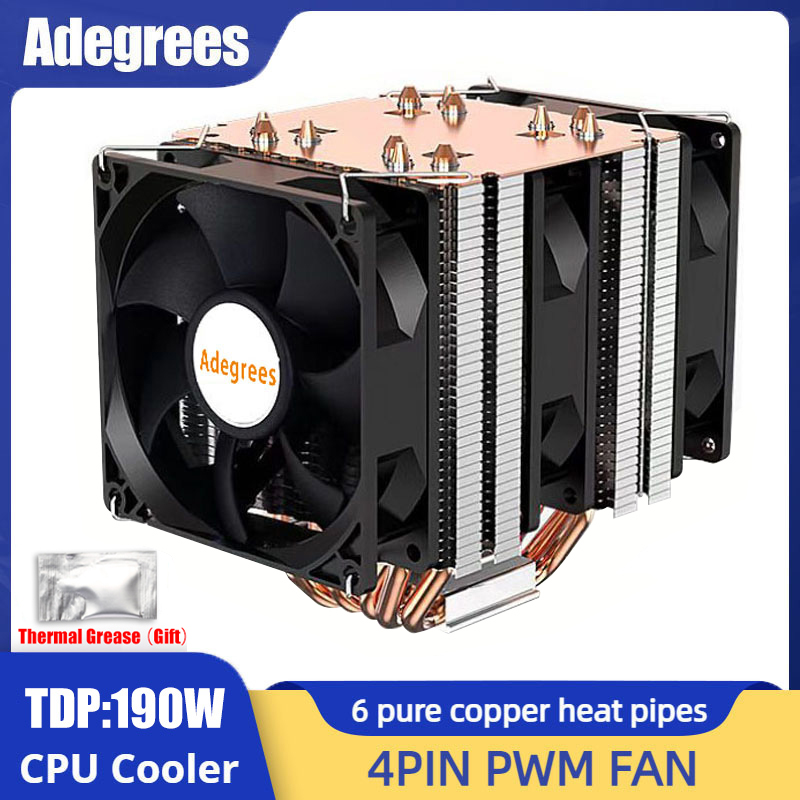 6 Isı Borusu CPU Soğutucu 4Pin - Cpu Cooler incelemesi ve fiyatı
