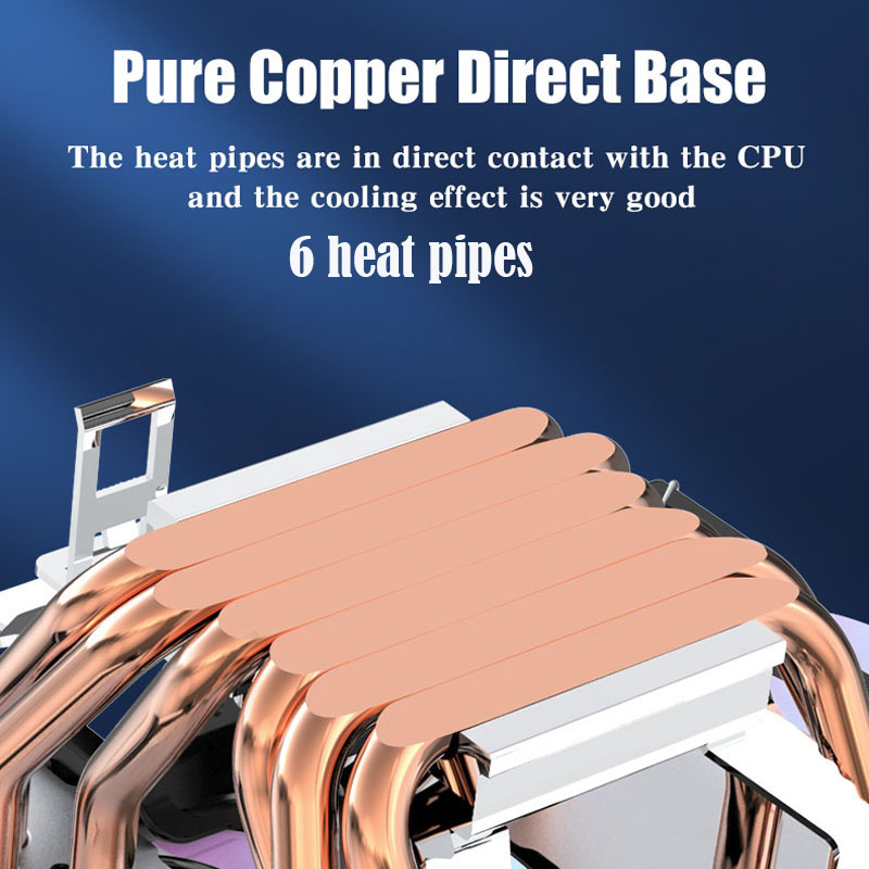 6 Isı Borusu CPU Soğutucu 4Pin - Cpu Cooler incelemesi ve fiyatı
