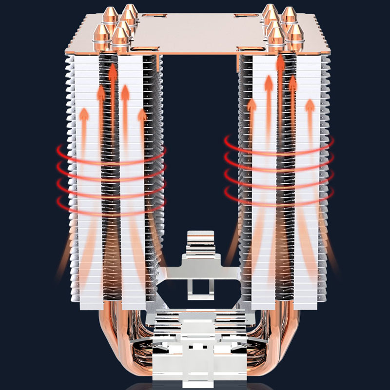 6 Isı Borusu CPU Soğutucu 4Pin - Cpu Cooler incelemesi ve fiyatı