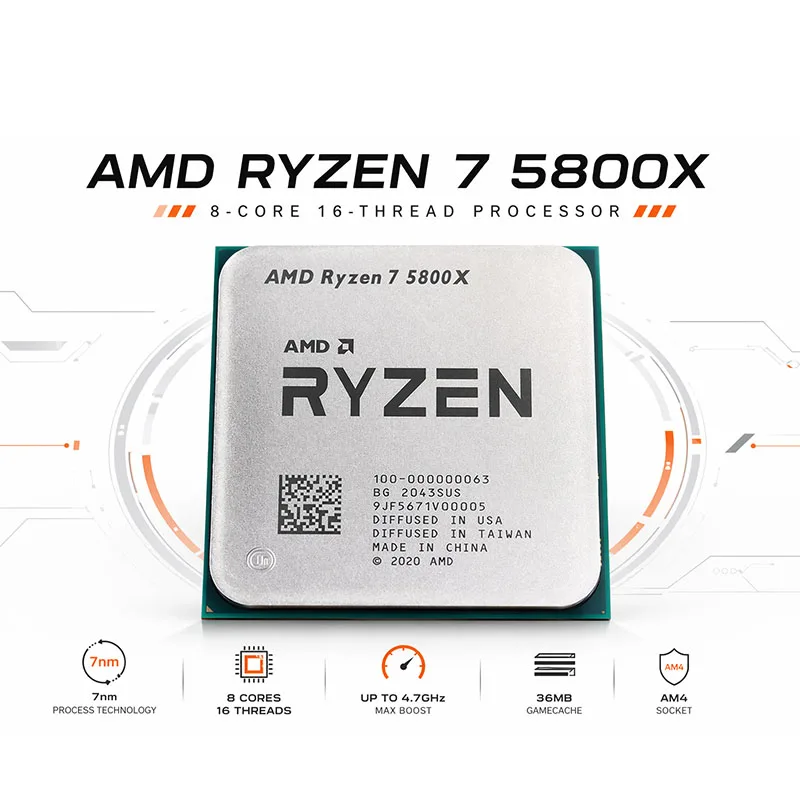 AMD Ryzen 7 5800X Kilitsiz Ove - Cpu Fan incelemesi ve fiyatı