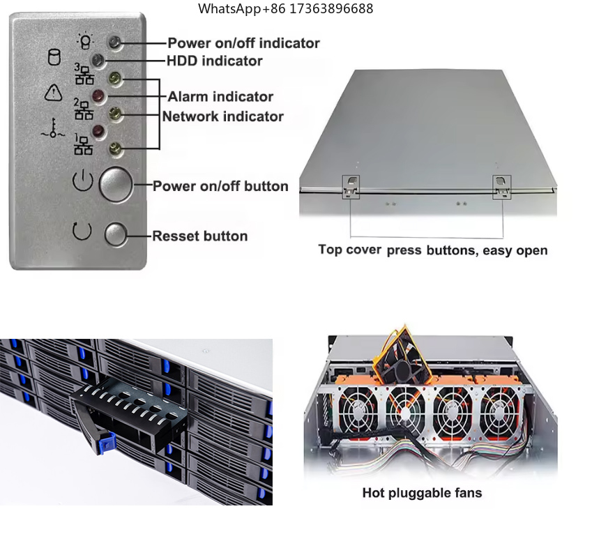 4U Raf Tipi Sunucu Kasası 24 S - Case Fan incelemesi ve fiyatı